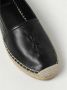 Saint Laurent Zwarte Logo Espadrille Casual Ballerina`s - Thumbnail 2