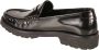Saint Laurent Zwarte platte loafer moc schoenen Black Heren - Thumbnail 3