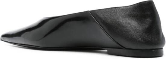 Saint Laurent Zwarte Platte Schoenen Zaza Black Dames