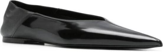 Saint Laurent Zwarte Platte Schoenen Zaza Black Dames