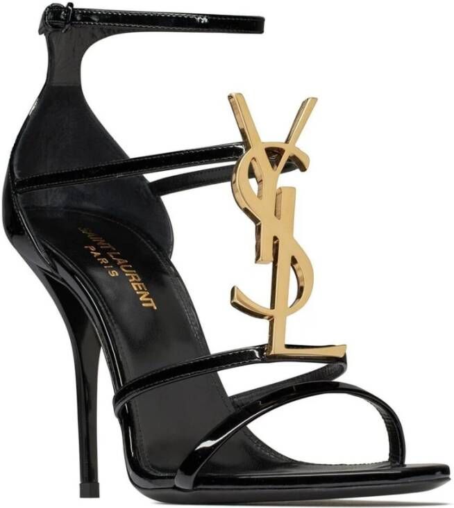 Saint Laurent Stijlvolle Zwarte Sandalen