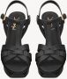 Saint Laurent Zwarte sandalen met bandjes en verstelbaar enkelbandje - Thumbnail 2