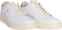 Saint Sneakers Elektrisch Blauw Leren Sneakers White Dames - Thumbnail 2