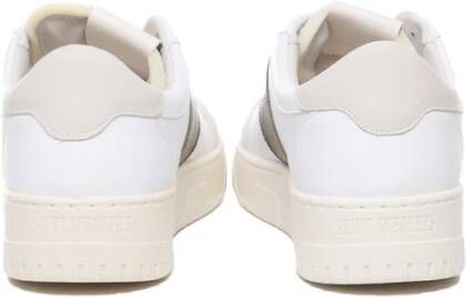 Saint Sneakers Italiaanse Leren Veterschoenen White Heren