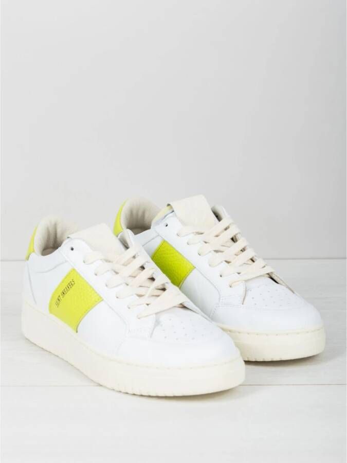 Saint Sneakers Witte Acid Leren Sneakers White Dames
