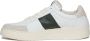 Saint Sneakers Witte leren sneakers met zwarte details - Thumbnail 2
