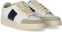 Saint Sneakers Witte Leren Sneakers met Geperforeerde Neus White Heren - Thumbnail 3