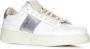 Saint Sneakers Witte Leren Sneakers met Geperforeerde Neus White Dames - Thumbnail 3