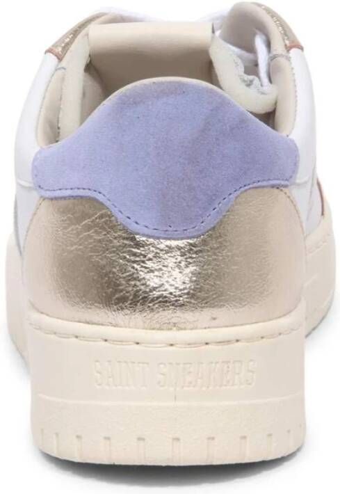 Saint Sneakers Leren Sneakers met Suède Banden Multicolor Dames - Foto 3