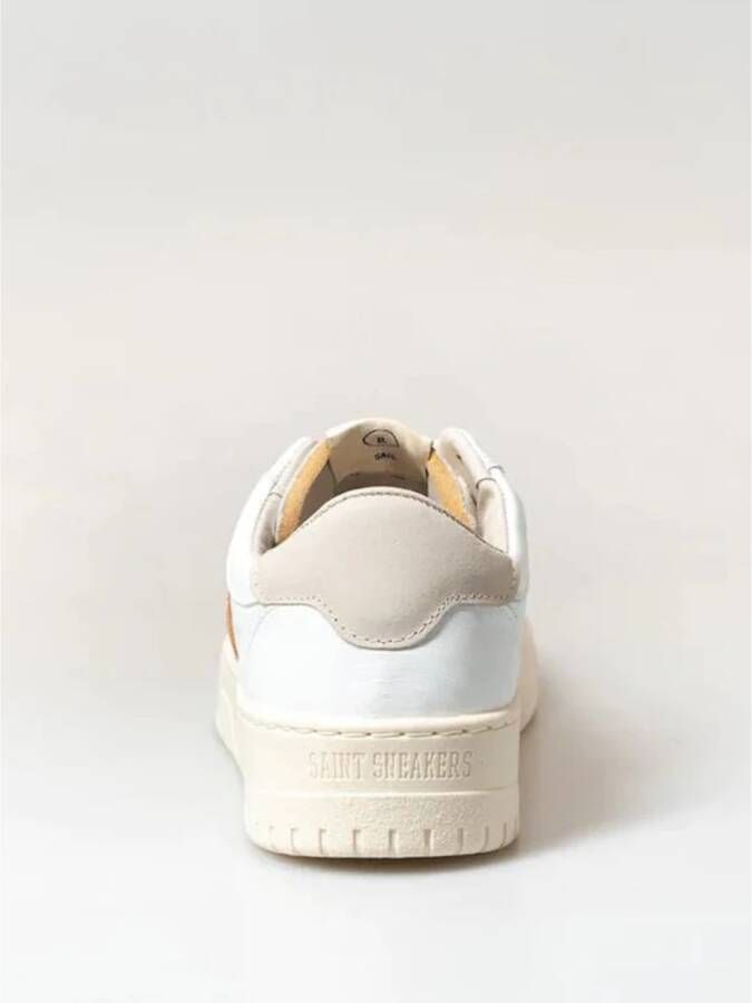 Saint Sneakers Witte Baksteen Leren Sneakers voor Heren