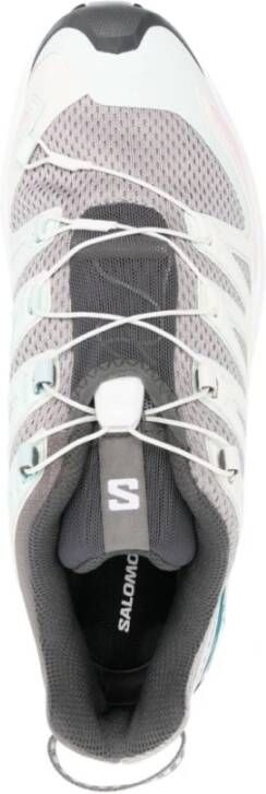 Salomon Blauwe Mesh Sneakers met Logo Detail Multicolor Dames