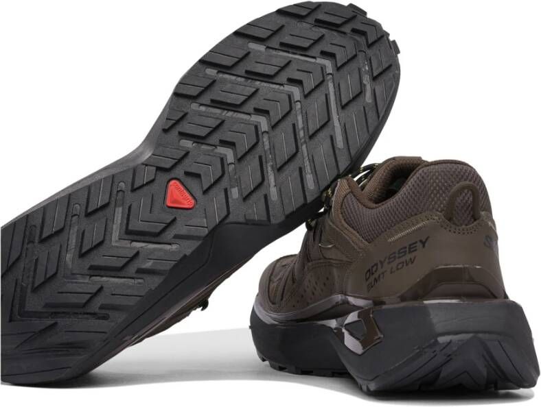 Salomon Bruine Sneakers Odyssey Elmt Low Stijl