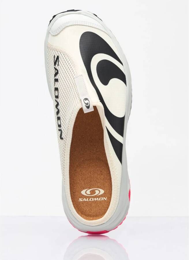 Salomon Lichtgewicht Logo Muiltjes met Ronde Neus Beige Heren
