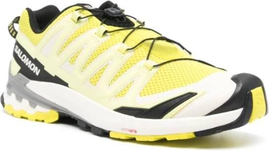 Salomon Mesh Sneakers Geel Zwart Wit Multicolor Heren