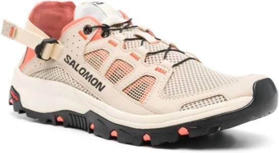 Salomon Panelled Mesh Sneakers Beige Dames