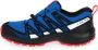 Salomon XA Pro V8 CSWP Junior Trailrunningschoenen blauw zwart - Thumbnail 3