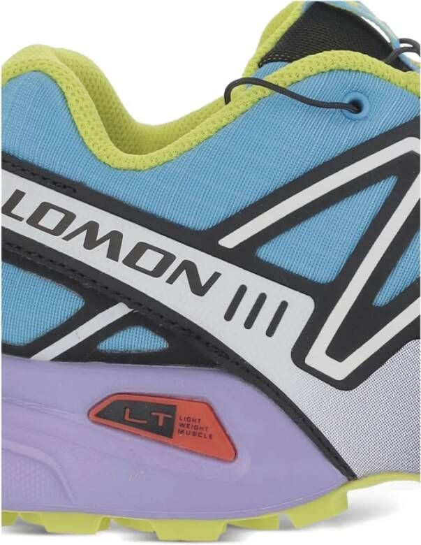 Salomon Witte Sneakers met Paarse Details