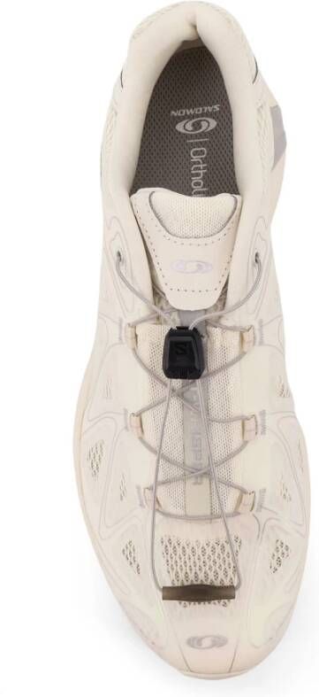 Salomon Witte Sneakers met Quicklace Sluiting