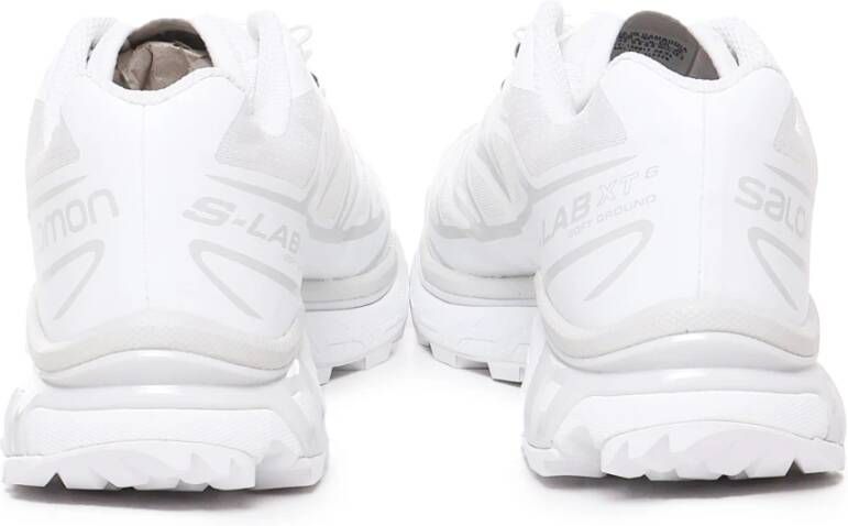 Salomon Witte Sneakers Xt-6 Rubberen Zool White Unisex