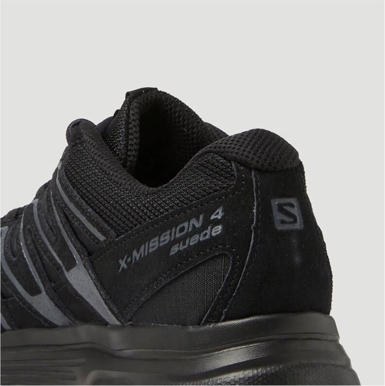 Salomon X-Mission 4 Suede Sneakers Zwart Heren