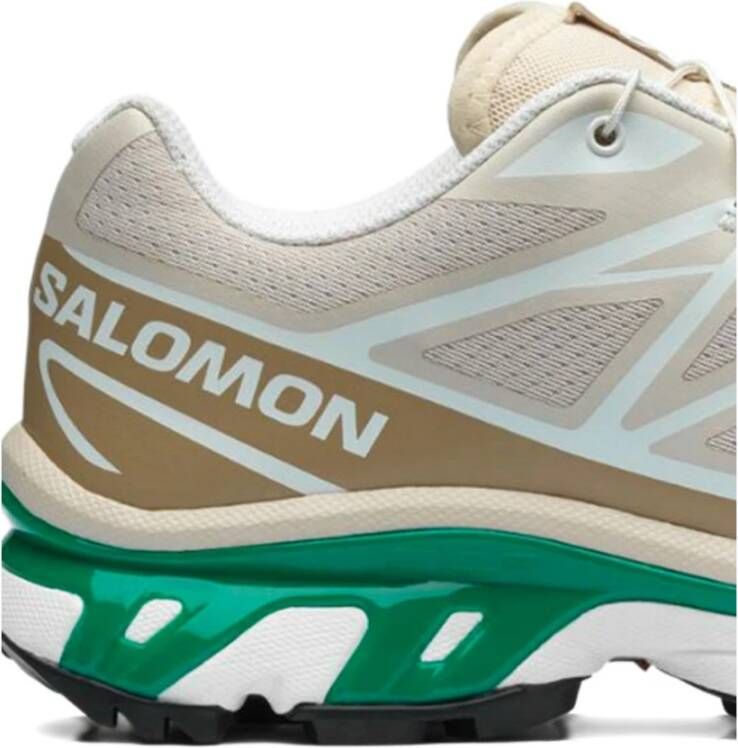 Salomon Xt-6 Beige Bruin Groen Sneakers