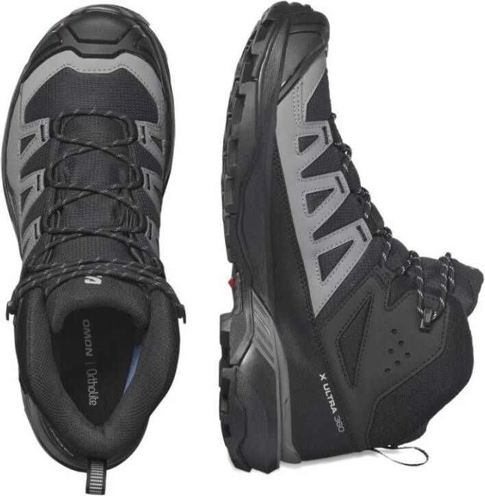 Salomon Zwarte High Top Sneakers Contagrip Zool