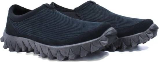 Salomon Zwarte Sneakers met Leer en Textiel
