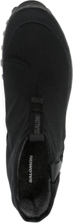Salomon Zwarte Sneakers met Zijritssluiting