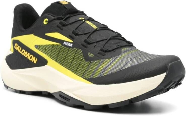 Salomon Zwarte Sneakers voor Mannen Multicolor Heren