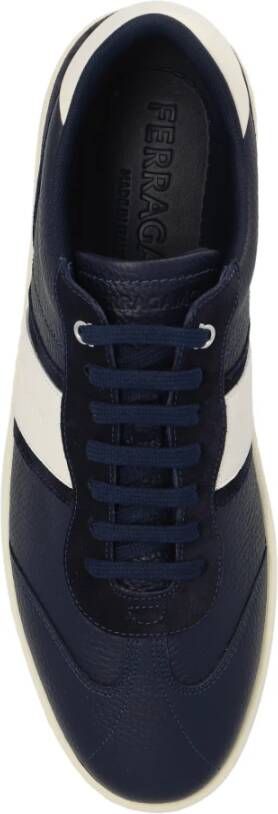 Salvatore Ferragamo Achille sneakers Blauw Heren