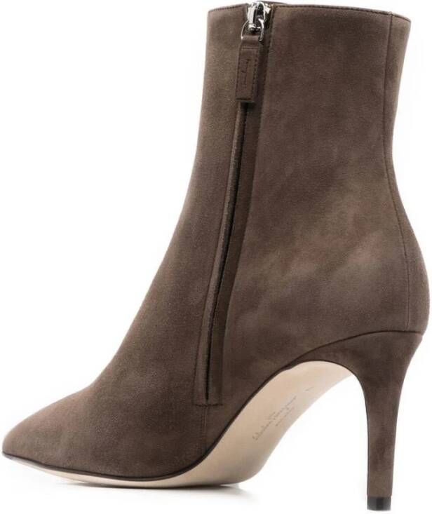 Salvatore Ferragamo Ankle Boots Green Dames