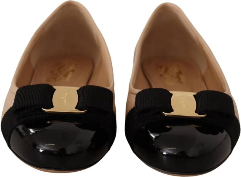 Salvatore Ferragamo Ballerinas Beige Dames