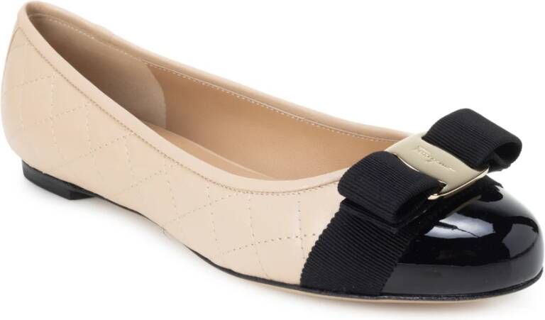 Salvatore Ferragamo Ballerinas Beige Dames