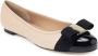 Salvatore Ferragamo Beige en Zwart Nappa Leren Ballet Flats Beige Dames - Thumbnail 10