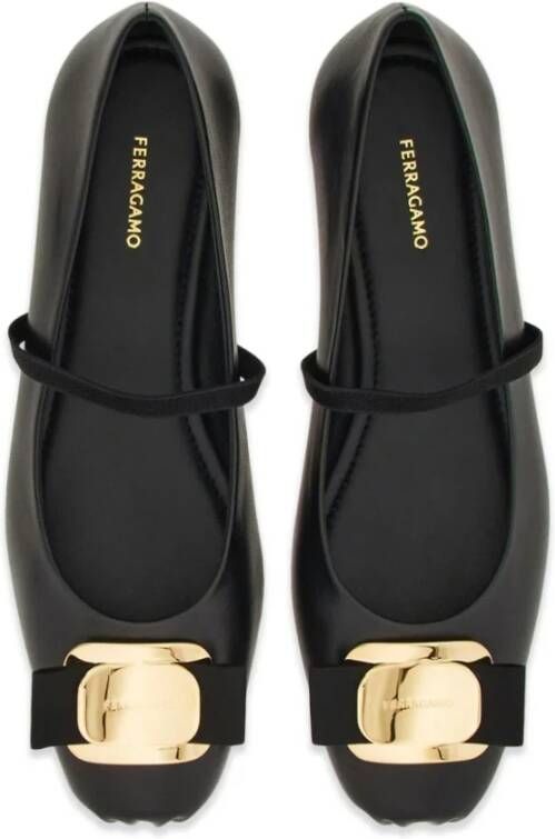 Salvatore Ferragamo Ballerinas Black Dames