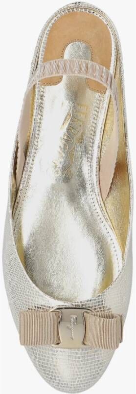 Salvatore Ferragamo Ballerina`s Geel Dames