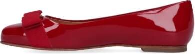 Salvatore Ferragamo Ballerina`s Rood Dames