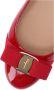 Salvatore Ferragamo Rode platte schoenen Elegant stijl Red Dames - Thumbnail 9