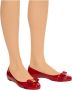 Salvatore Ferragamo Rode platte schoenen Elegant stijl Red Dames - Thumbnail 2