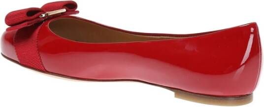 Salvatore Ferragamo Varina ballerina's Rood Dames