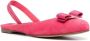 Salvatore Ferragamo Roze Suede Ballerina Schoenen Roze Dames - Thumbnail 2