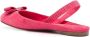 Salvatore Ferragamo Roze Suede Ballerina Schoenen Roze Dames - Thumbnail 3