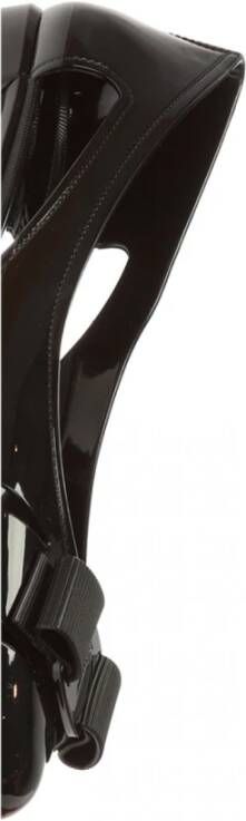 Salvatore Ferragamo Vara rubberen balletflats Zwart Dames