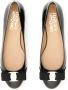 Salvatore Ferragamo Zwarte Ballerina`s met Patentleren Voorkant Strik Black Dames - Thumbnail 5