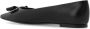 Salvatore Ferragamo Elegante Monogram Strik Ballerina Flats Black Dames - Thumbnail 16