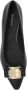 Salvatore Ferragamo Elegante Monogram Strik Ballerina Flats Black Dames - Thumbnail 17