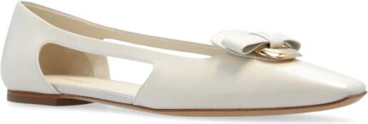 Salvatore Ferragamo Balletflats Terea Beige Dames