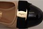 Salvatore Ferragamo Beige en Zwart Nappa Leren Pumps Schoenen Beige Dames - Thumbnail 9