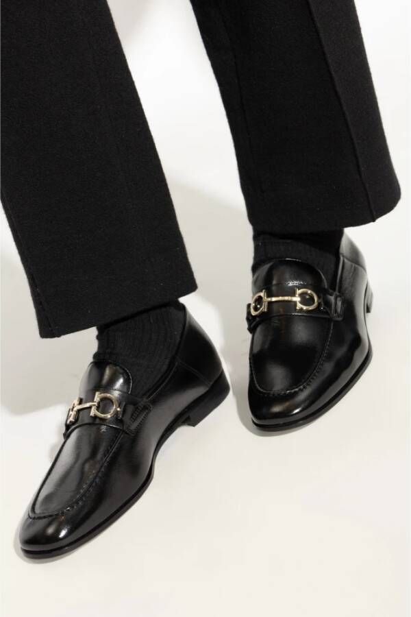 Salvatore Ferragamo Biarritzt schoenen type loafers Black Heren