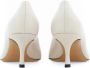 Salvatore Ferragamo Bicolored middelhoge leren pumps White Dames - Thumbnail 3